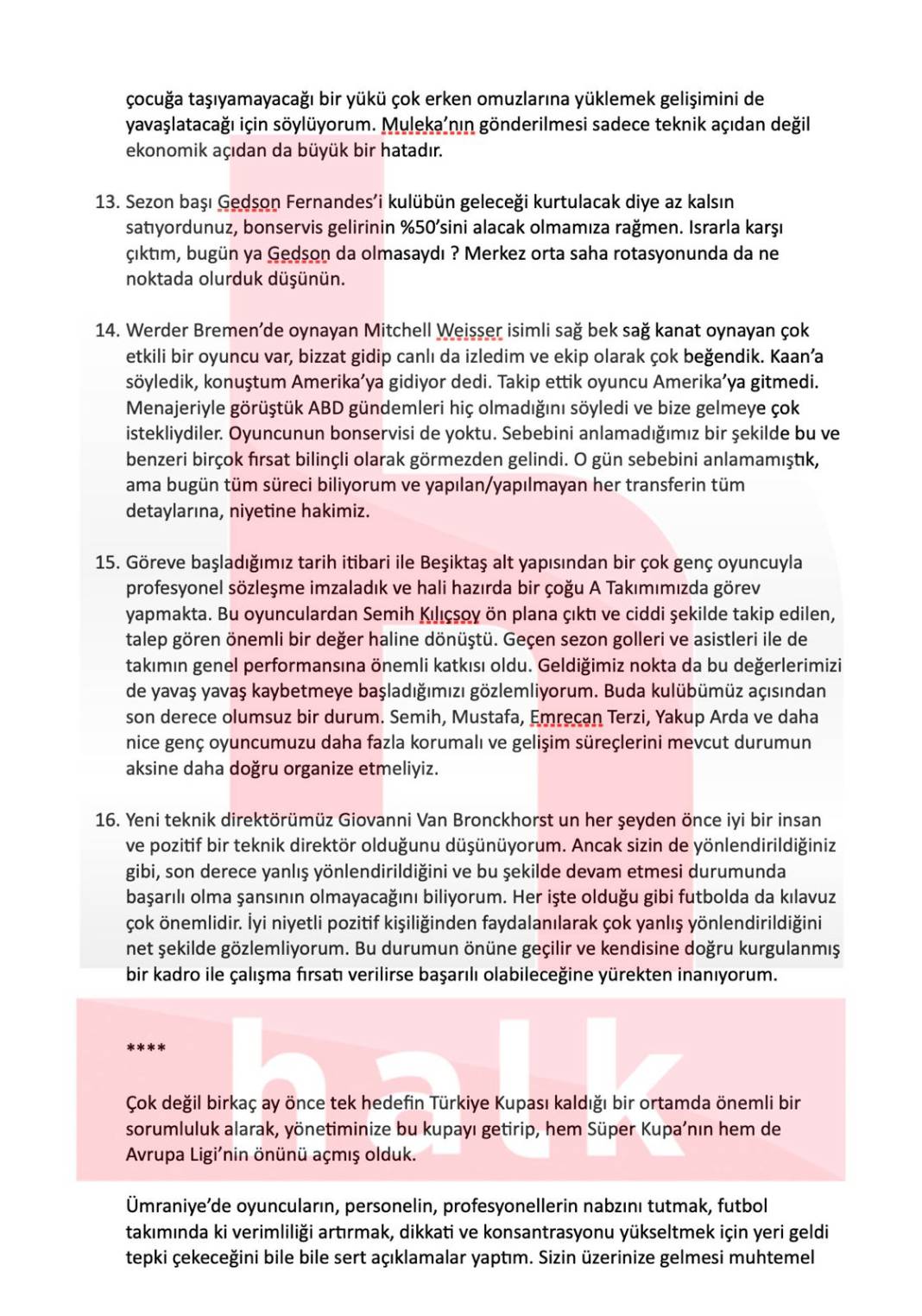 7 sayfalık mektubun tamamı ortaya çıktı. Hasan Arat okudu Samet Aybaba'yı gönderdi 8